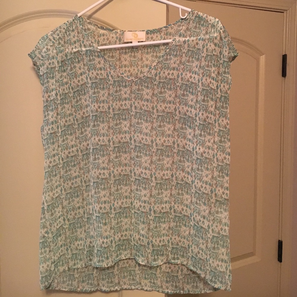 Beautiful aqua blue pattern shirt🐳 💦