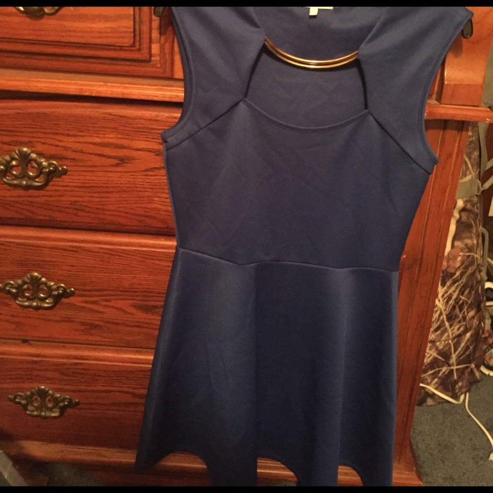 Blue dress