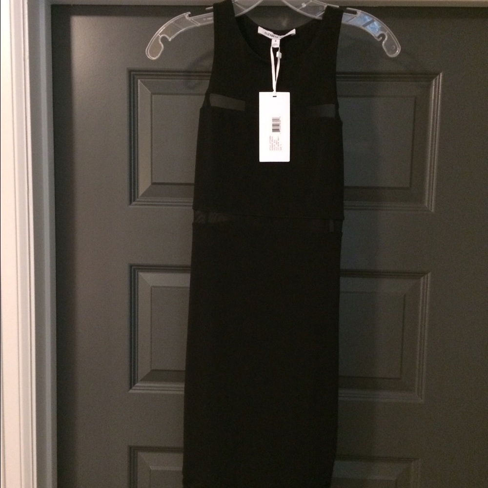 Elizabeth and James Black Dress- Size 4