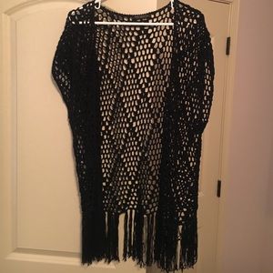 ❤ Crochet cardigan with fringe detailing ❤️