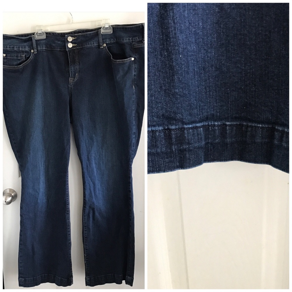 Torrid Dark Wash Flare Jeans