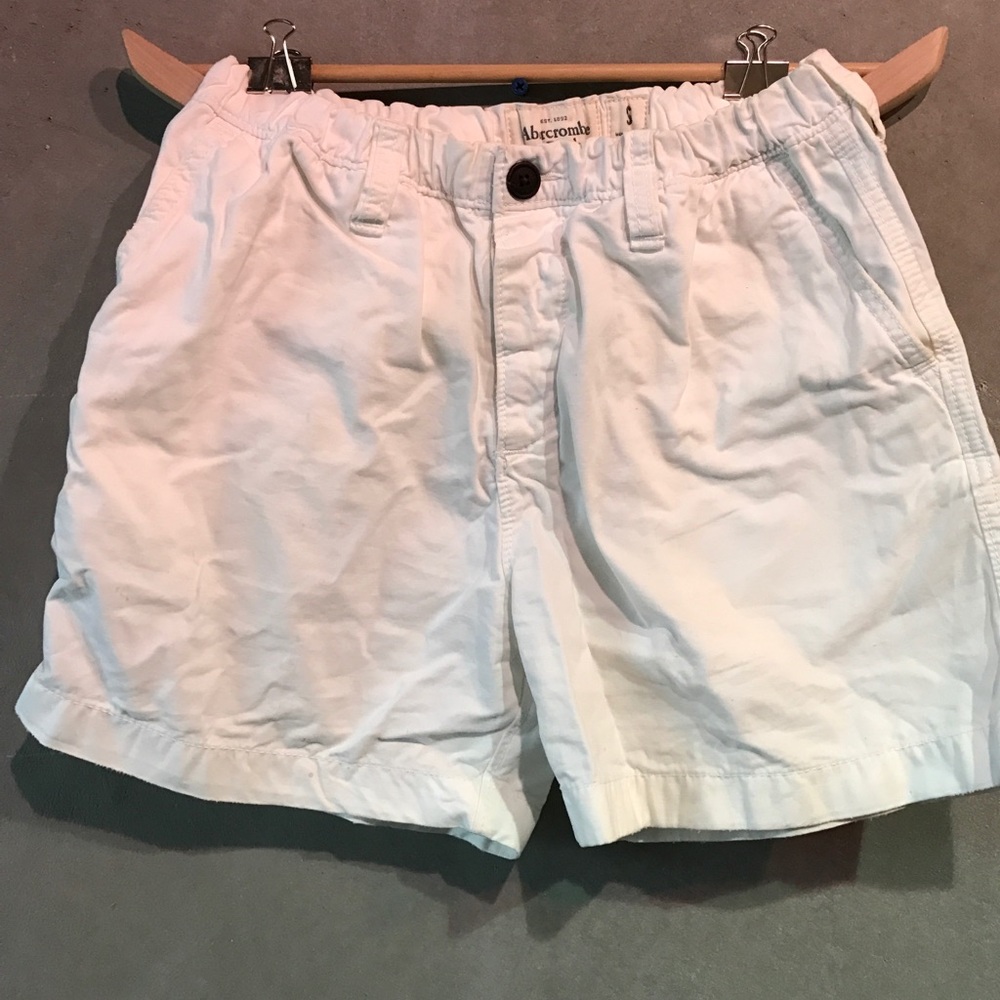 Abercrombie & Fitch White Shorts