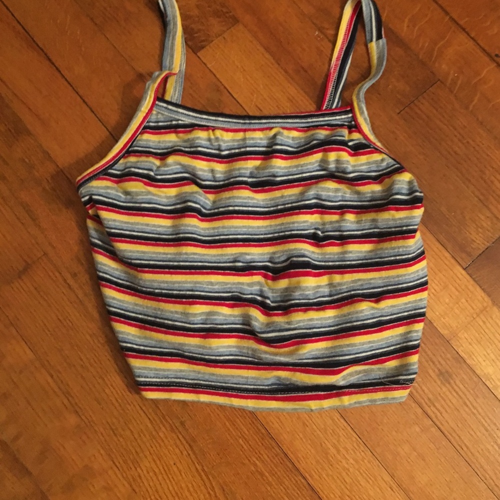 Striped crop top