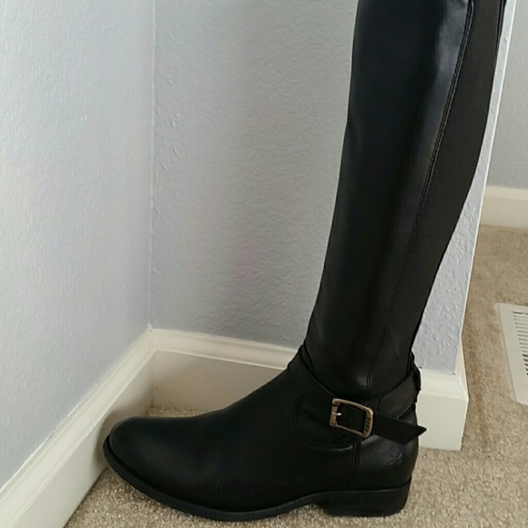 Frye Shoes - CLEARANCE Frye Leather and Fabric Riding Boot