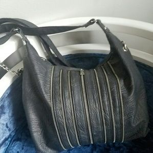 Like new large zipper adorned purse