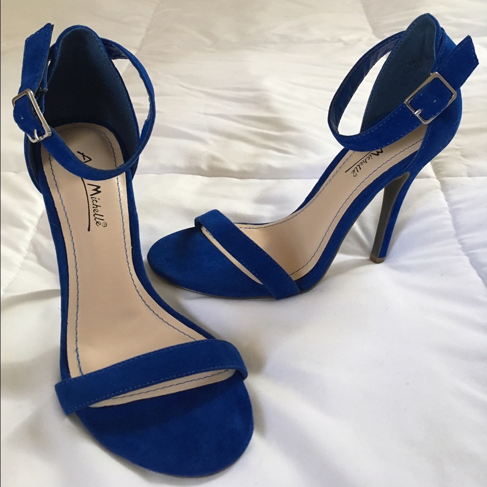 Faux Suede Heels