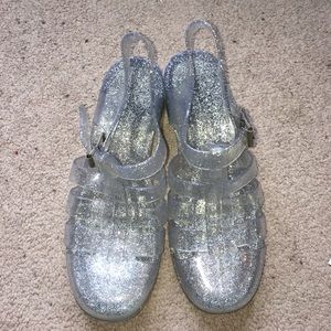 Clear Glitter Jellies