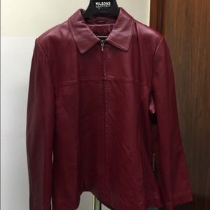 Wilson's Red Leather Jacket