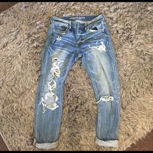 American eagle tom girl jeans