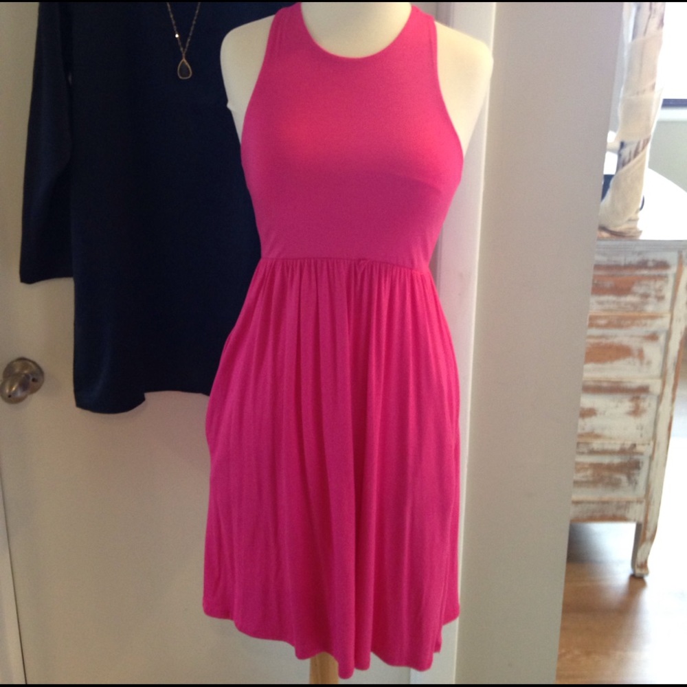 Razor back tank dress