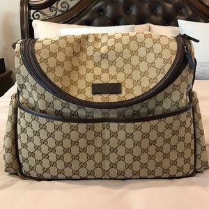 Authentic Gucci Diaper Bag w/ Changing pad