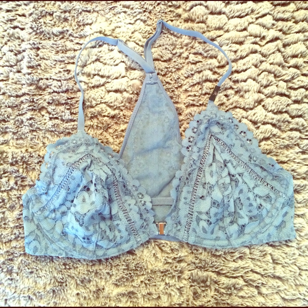 Victoria's Secret, blue lined bralette