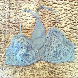 Victoria's Secret, blue lined bralette