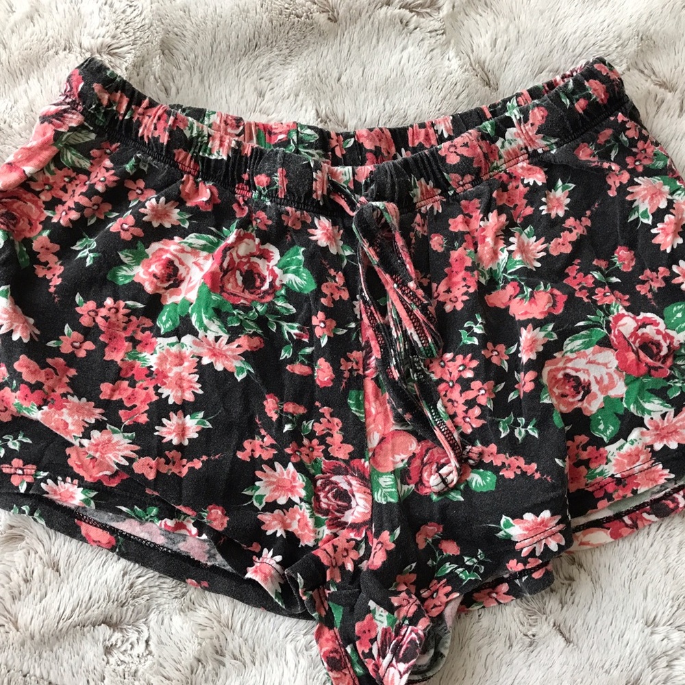 Forever 21 Floral Pajama Shorts