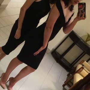 Black Off the Shoulder Bodycon Midi Dress