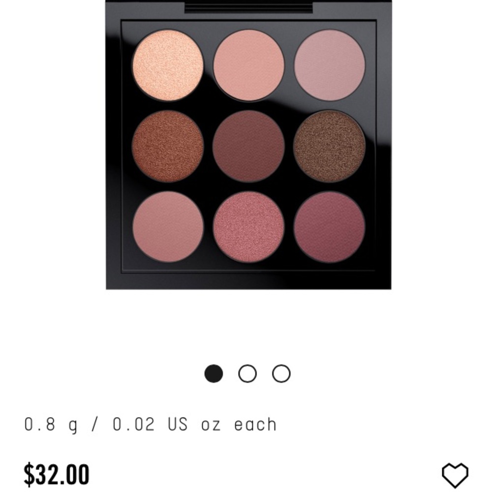 MAC palette