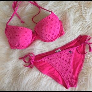 Hot pink Abercrombie & Fitch swimsuit