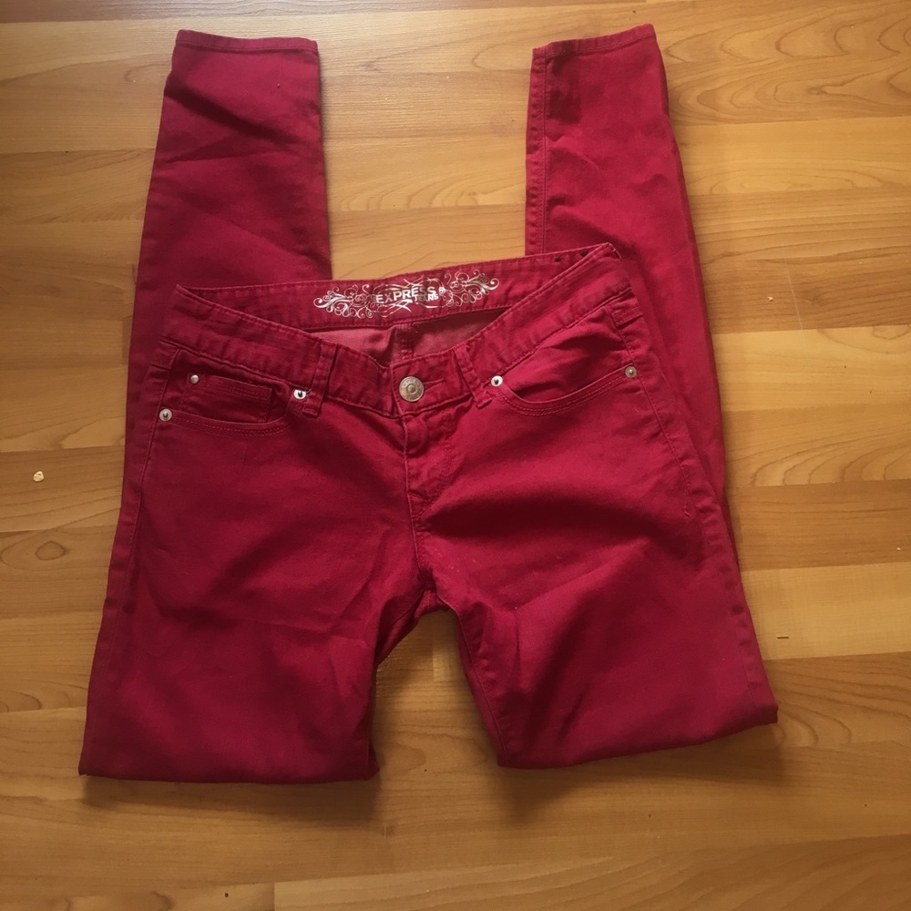 Red express jeans