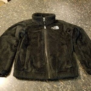 Girls black north face jacket