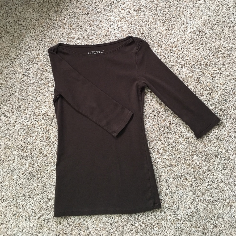 VS 3/4 sleeve boatneck top