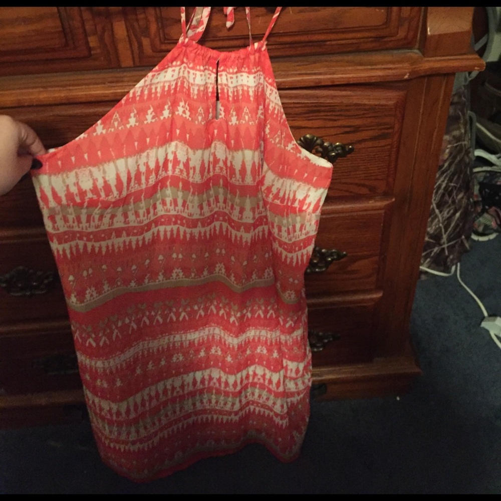Aztec print dress