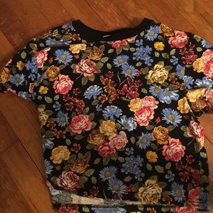 Floral crop top