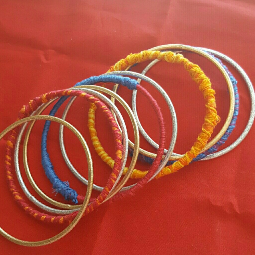 Set of 10 Festival Gypsy Bangles