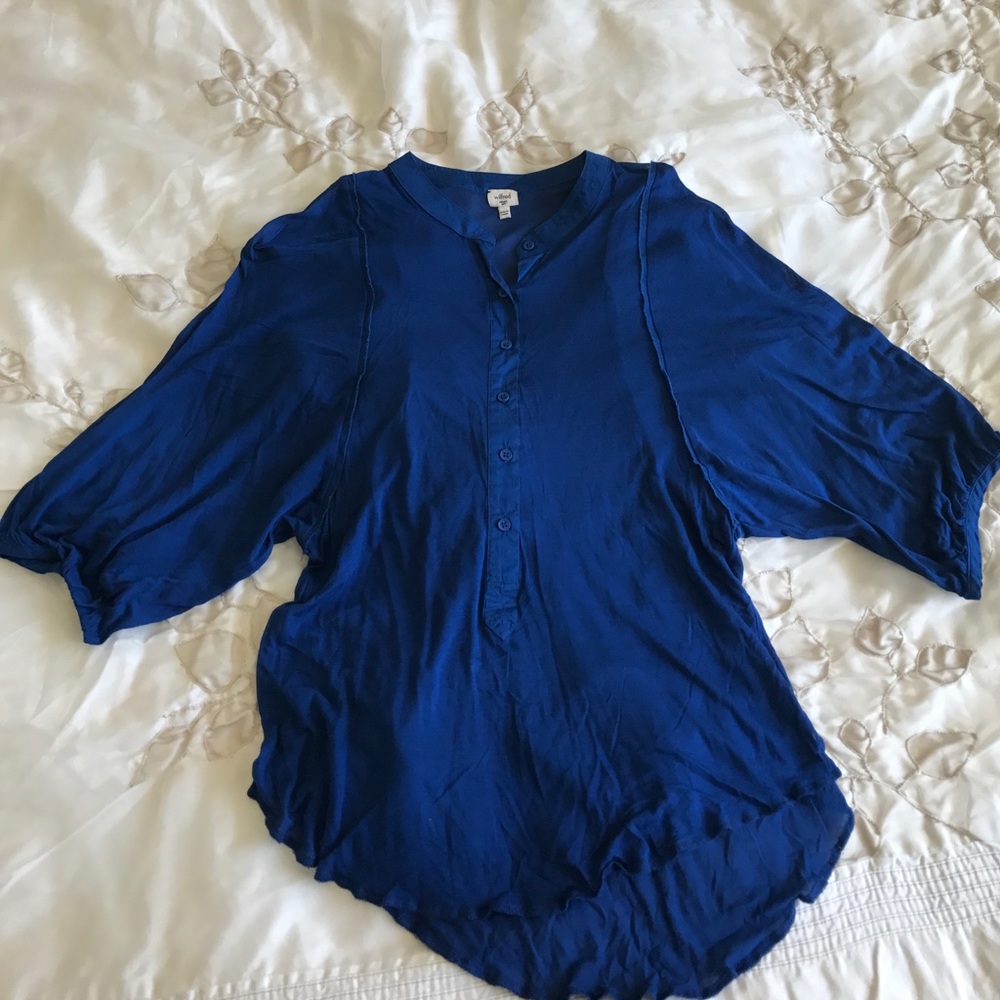 Blue sexy top