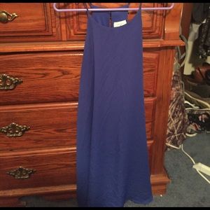 Strapping Blue Sleeveless Dress
