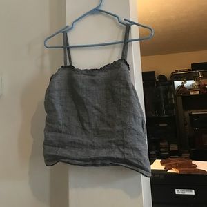 Junior's Grey Tank Top.