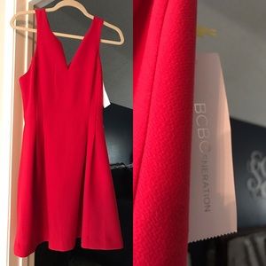 BCBG Red Cocktail Dress