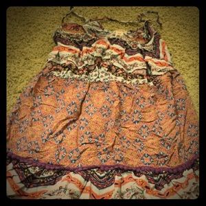 Bobo print sun dress