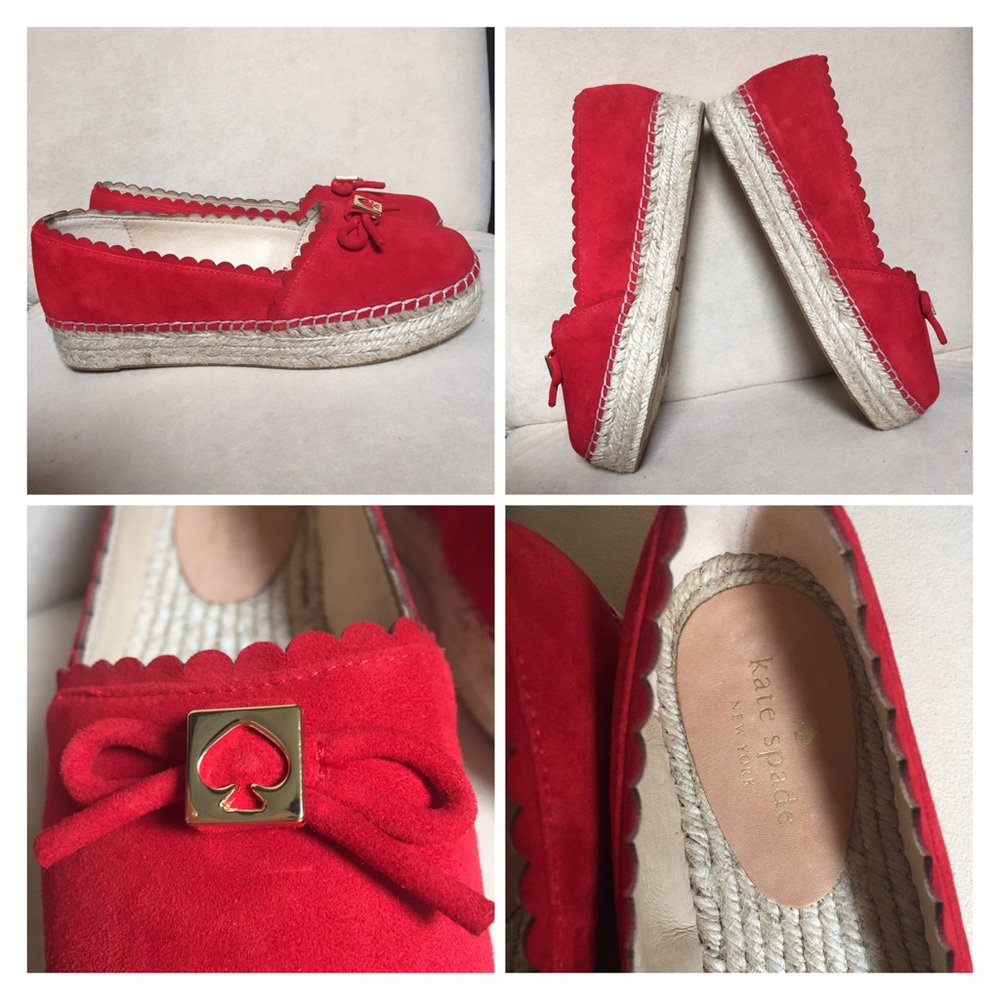❌UNAVAILABLE❌Kate Spade red espadrilles - Picture 4 of 4