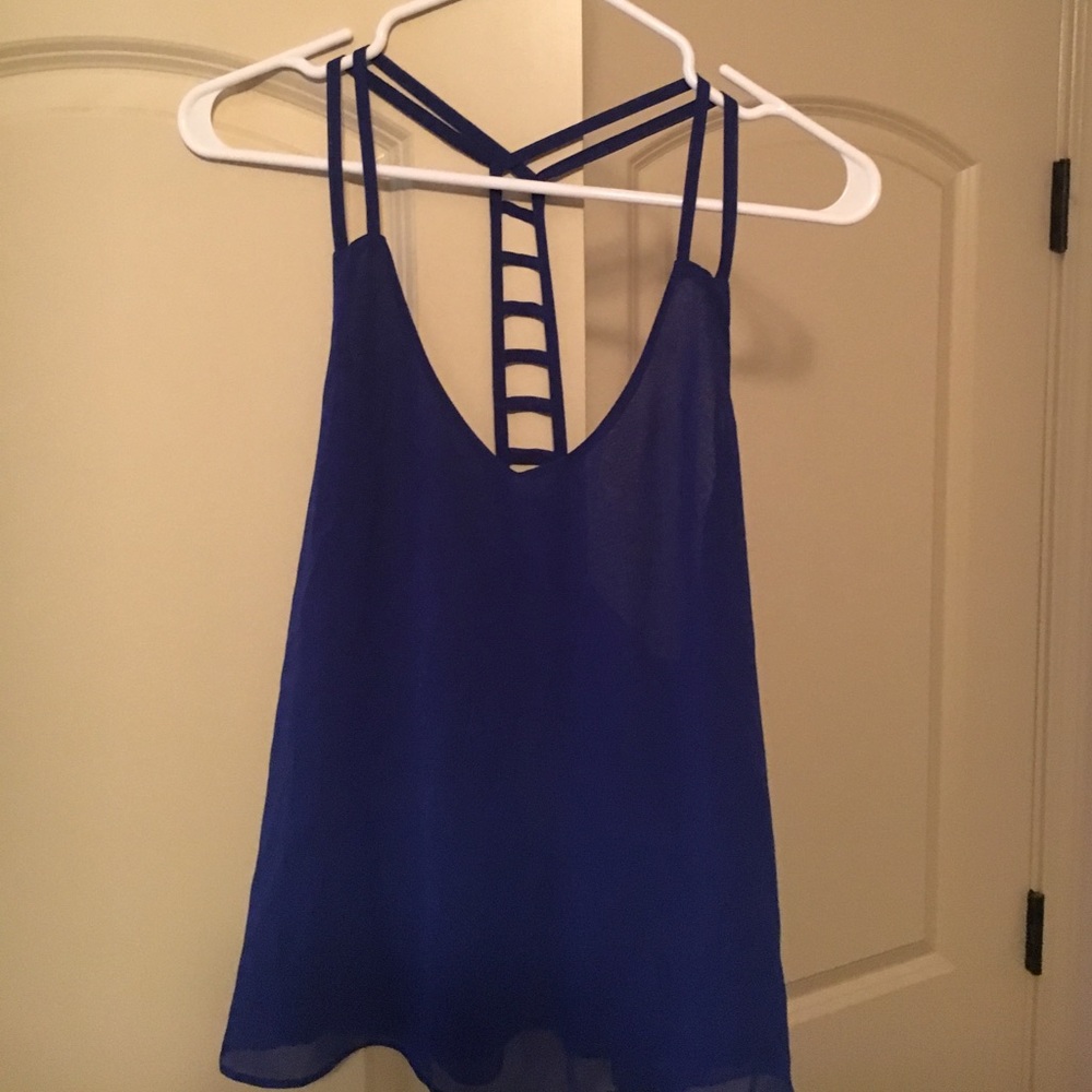 Flowy royal blue tank top💙