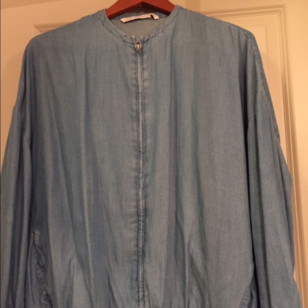 Zara Denim BomberJacket - Picture 3 of 4