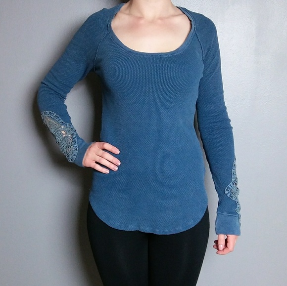 Free People Tops - Free People Synergy cuff thermal