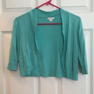 Teal shrug
