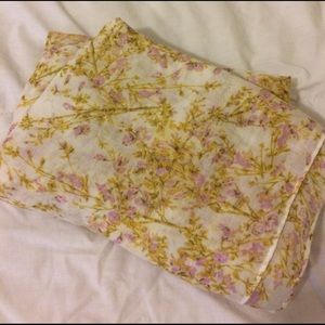 H&M floral infinity scarf