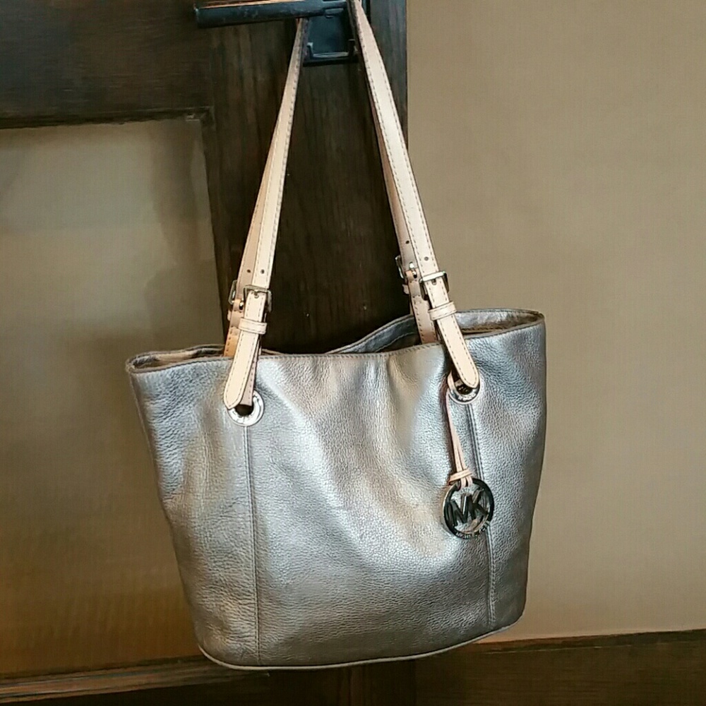 Michael Kors metallic tote