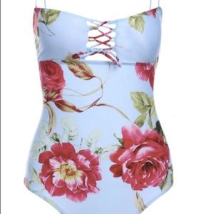 Floral One Piece Swimsuit