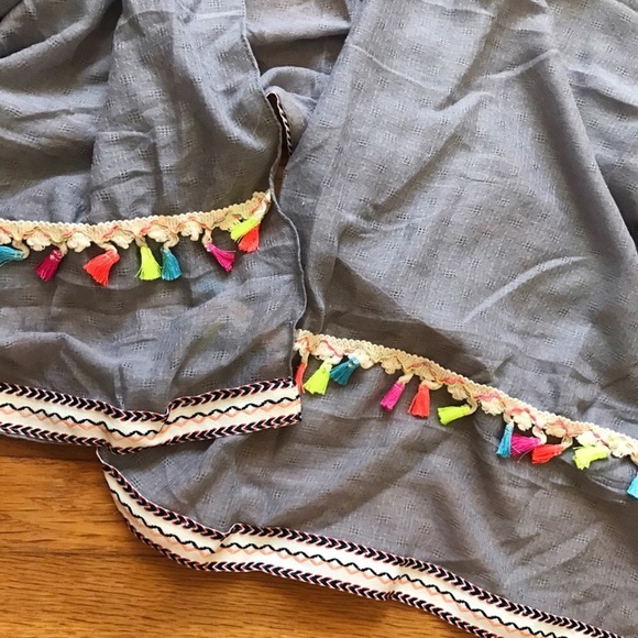 HP 3/28 ☀️ Tropical Tassel Kimono - Picture 4 of 6