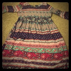 Boho prairie dress