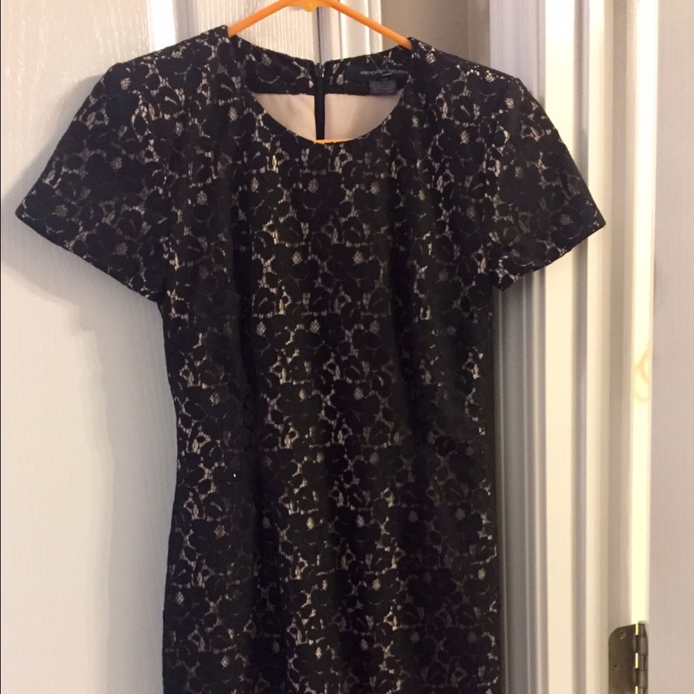 French Connection Black Lace dress