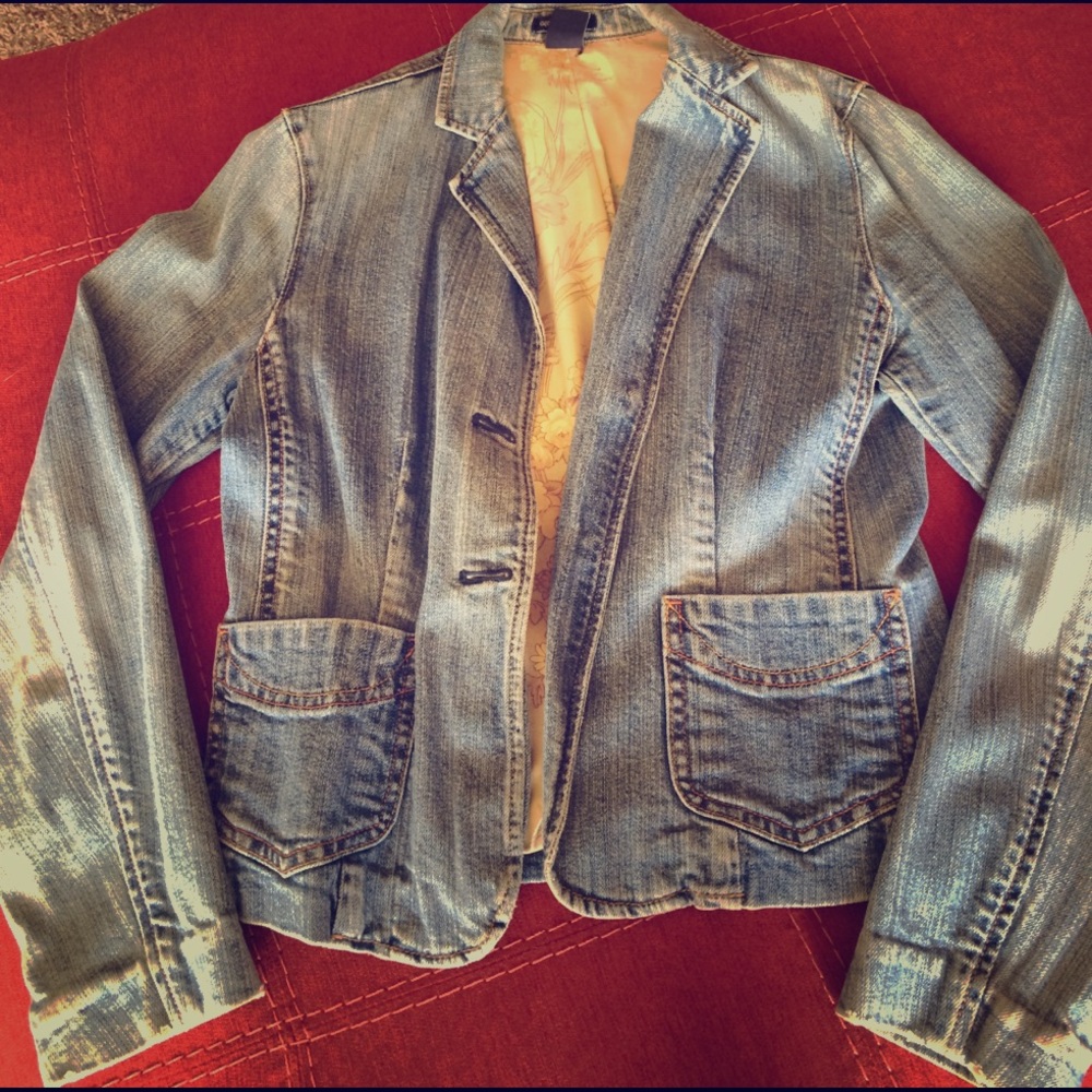 Denim blazer