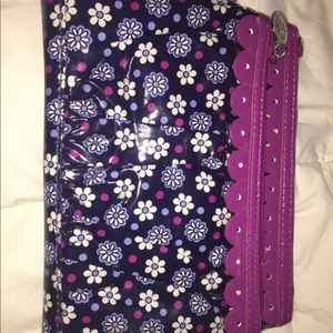 Vera Bradley Frill makeup bag