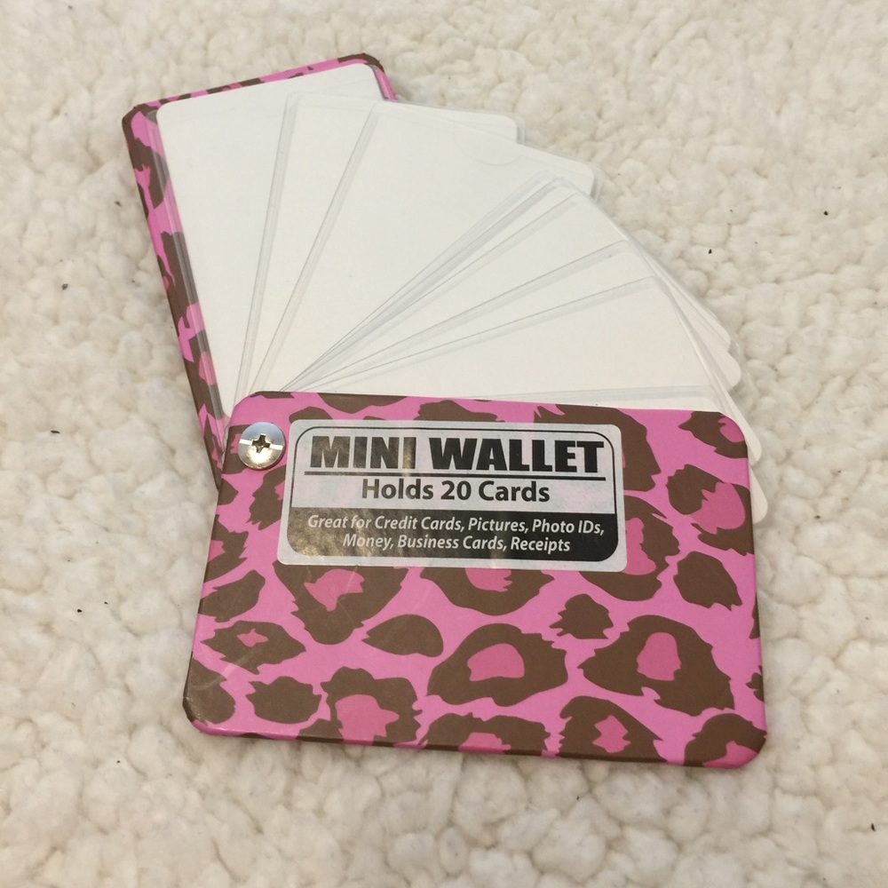 ⭐️ 4 for $8 ⭐️ card / pic organizer wallet. 💳