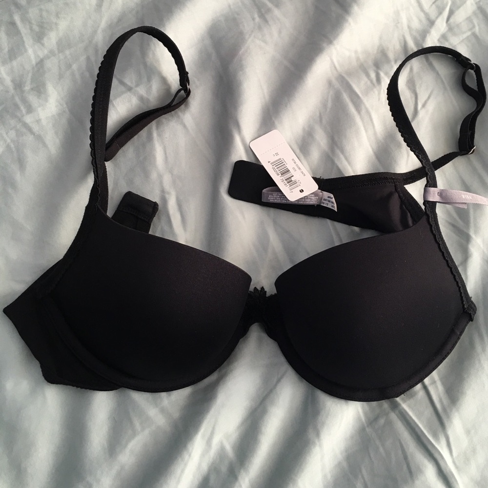 BNWT Aerie "Nina" black push-up bra 32C