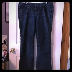 Express Stella Barely Boot Cut Jeans in 12S