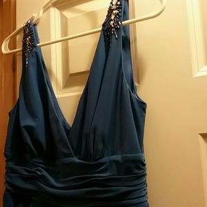 Sleeveless prom or dinner dress