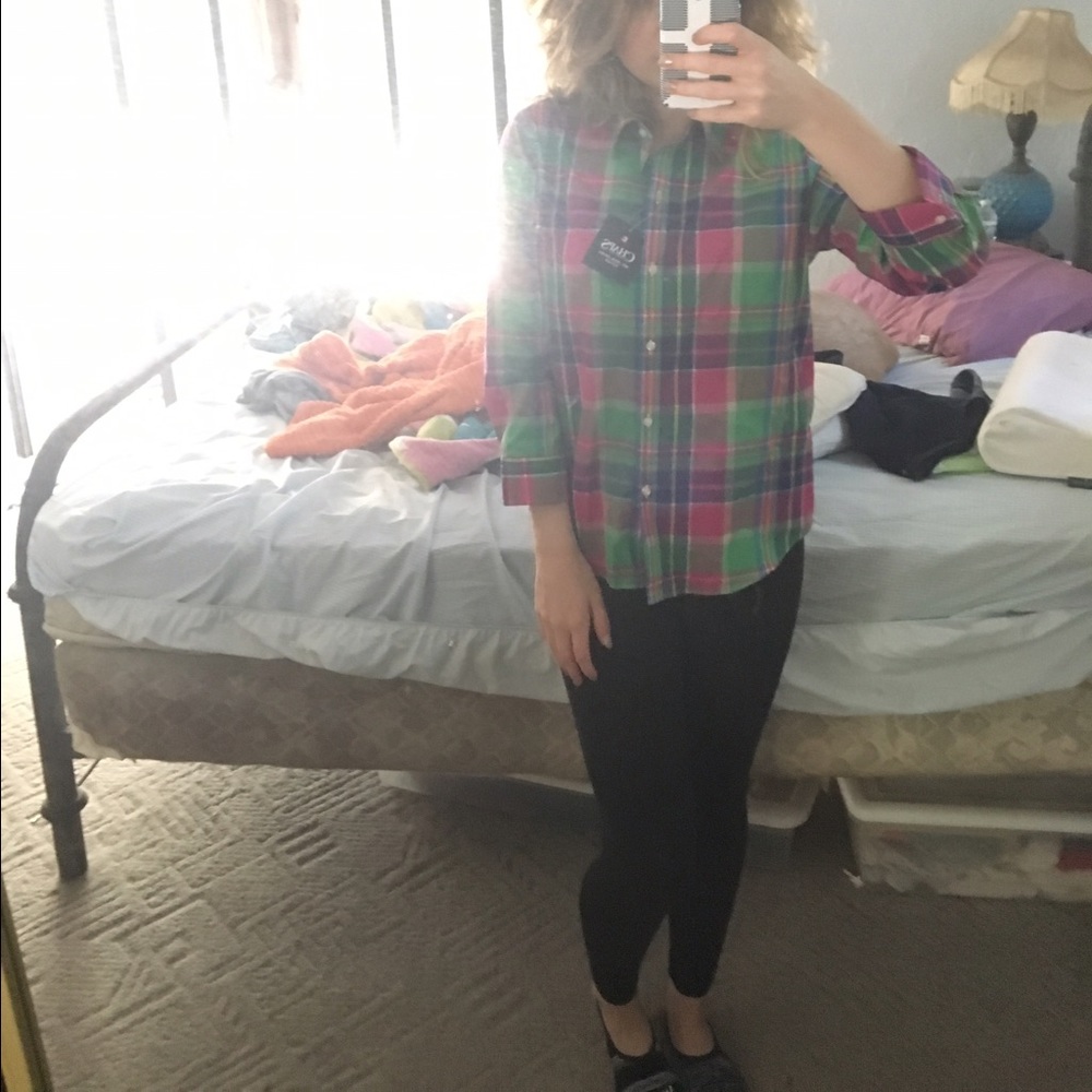 Chaps No Iron Button Down
